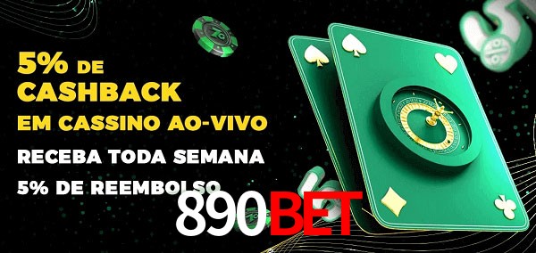 Promoções do cassino ao Vivo 890bet